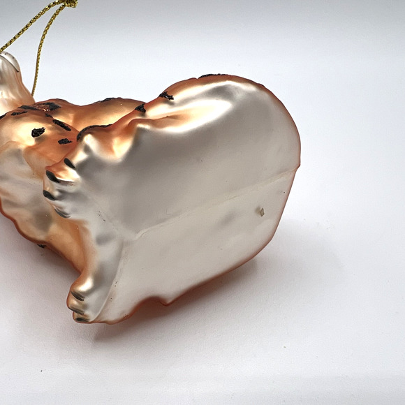 Cheetah Animal Glass and Glitter Christmas Ornament, 4.25" Tall EUC - Picture 6 of 10